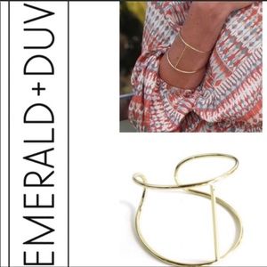 Emerald + Duv Joshua Tree Rose Gold Cuff